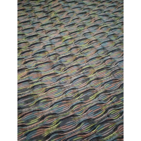 Athletic Abstract Diamond Pattern Pastel Zip Up Hoodie sz L Juniors - Picture 4 of 7